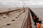Baustelle JadeWeserPort in Wilhelmshaven