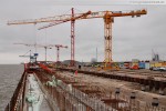 Baustelle JadeWeserPort in Wilhelmshaven