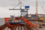 Baustelle JadeWeserPort in Wilhelmshaven