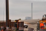 Baustelle JadeWeserPort in Wilhelmshaven