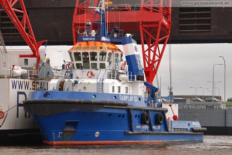 Schlepper Fairplay 23 im Nordhafen von Wilhelmshaven