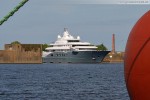 Luxusyacht Radiant erneut in Wilhelmshaven