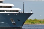 Luxusyacht Radiant erneut in Wilhelmshaven
