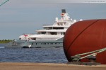 Luxusyacht Radiant erneut in Wilhelmshaven