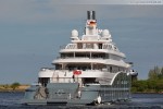 Luxusyacht Radiant erneut in Wilhelmshaven