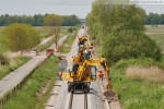 Industriestammgleis Nord: Betonkabelkanäle werden eingebaut