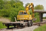 Industriestammgleis Nord: Betonkabelkanäle werden eingebaut