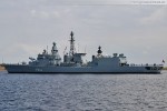 Die Fregatte Lübeck (F 214) im Nordhafen