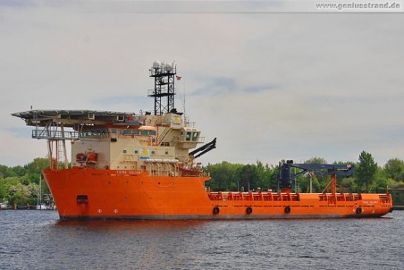 Platform Supply Vessel (PSV) Toisa Valiant - Ziel Windpark BARD Offshore 1