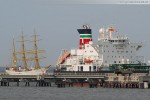 Die Gorch Fock läuft in Wilhelmshaven ein