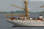 Die Gorch Fock läuft in Wilhelmshaven ein