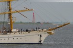 Die Gorch Fock läuft in Wilhelmshaven ein