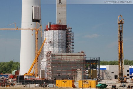 Aktuelle Bilder der GDF Suez KW-Baustelle in Wilhelmshaven