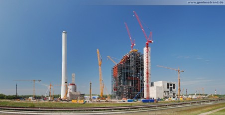 Aktuelle Bilder der GDF Suez KW-Baustelle in Wilhelmshaven