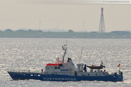 Küstenwache W 1 im Jadefahrwasser