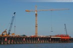 Bilder JadeWeserPort Hafenbaustelle Wilhelmshaven