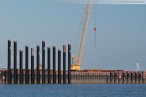 Fotos JadeWeserPort Hafenbaustelle Wilhelmshaven