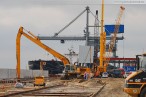 JadeWeserPort: Bauarbeiten an der Hauptkaje