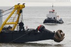 Eindrücke von der Baustelle JadeWeserPort in Wilhelmshaven