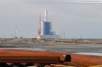 Eindrücke von der Baustelle JadeWeserPort in Wilhelmshaven