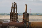 Eindrücke von der Baustelle JadeWeserPort in Wilhelmshaven