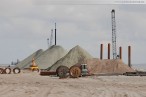 Eindrücke von der Baustelle JadeWeserPort in Wilhelmshaven