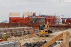 JadeWeserPort: Bilder von den Bauarbeiten an der Hauptkaje