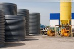 Kraftwerksbaustelle GDF Suez: HDPE-Rohre für die Kraftwerkskühlung