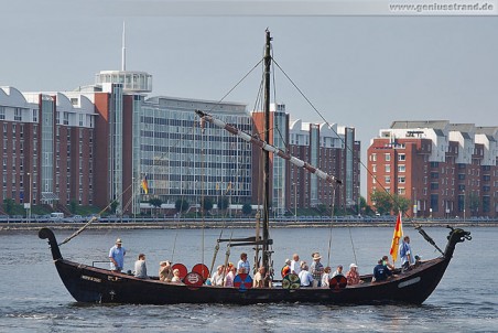 Wikingerschiff Tyrkir beim Wochenende an der Jade 2010