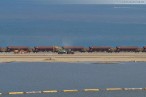 Vorstellgruppe JadeWeserPort: Schotter für die Gleisbaustelle JadeWeserPort