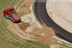 Wilhelmshaven: JadeWeserPort Baustelle Juli 2010