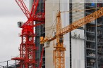 Kraftwerkbaustelle Wilhelmshaven: Big Wolff 1250 B wird demontiert