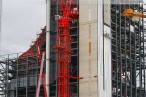 Kraftwerkbaustelle Wilhelmshaven: Big Wolff 1250 B wird demontiert