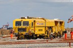 Gleisbauarbeiten an der Vorstellgruppe des JadeWeserPort