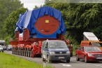 Wilhelmshaven: Schwertransport zum GDF Suez Kraftwerksneubau