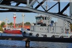 Fregatte Rheinland-Pfalz (F 209) beim Schleife fahren