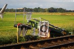 Awanst Wilhelmshaven Nord: Montage der Eisenbahnsignale per Hubschrauber