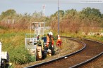 Awanst Wilhelmshaven Nord: Montage der Eisenbahnsignale per Hubschrauber
