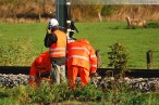 Awanst Wilhelmshaven Nord: Montage der Eisenbahnsignale per Hubschrauber