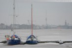 Winterbilder aus Wilhelmshaven 2011 - Großer Hafen