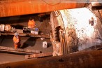 GDF Suez Kraftwerkskühlung: Tunnelbohrmaschine im Zielschacht