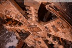 GDF Suez Kraftwerkskühlung: Tunnelbohrmaschine im Zielschacht