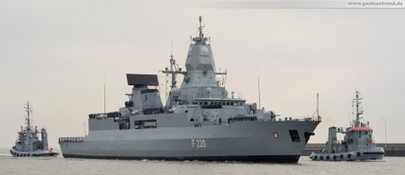 Wilhelmshaven: Fregatte Hamburg (F 220) zurück vom Atalanta-Einsatz