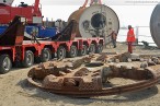 KW-Baustelle Wilhelmshaven: Tunnelbohrmaschine wird abtransportiert