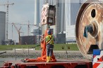 KW-Baustelle Wilhelmshaven: Tunnelbohrmaschine wird abtransportiert