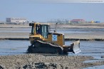 JadeWeserPort: Sandaufspülung an der zukünftigen Logistikzone