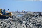 JadeWeserPort: Sandaufspülung an der zukünftigen Logistikzone
