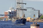 Wilhelmshaven: Das Segelschiff Thalassa (Schonerbark) im Innenhafen