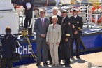 Taufe des Küstenbootes W 5 der Wasserschutzpolizei im Nassauhafen