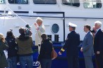 Taufe des Küstenbootes W 5 der Wasserschutzpolizei im Nassauhafen